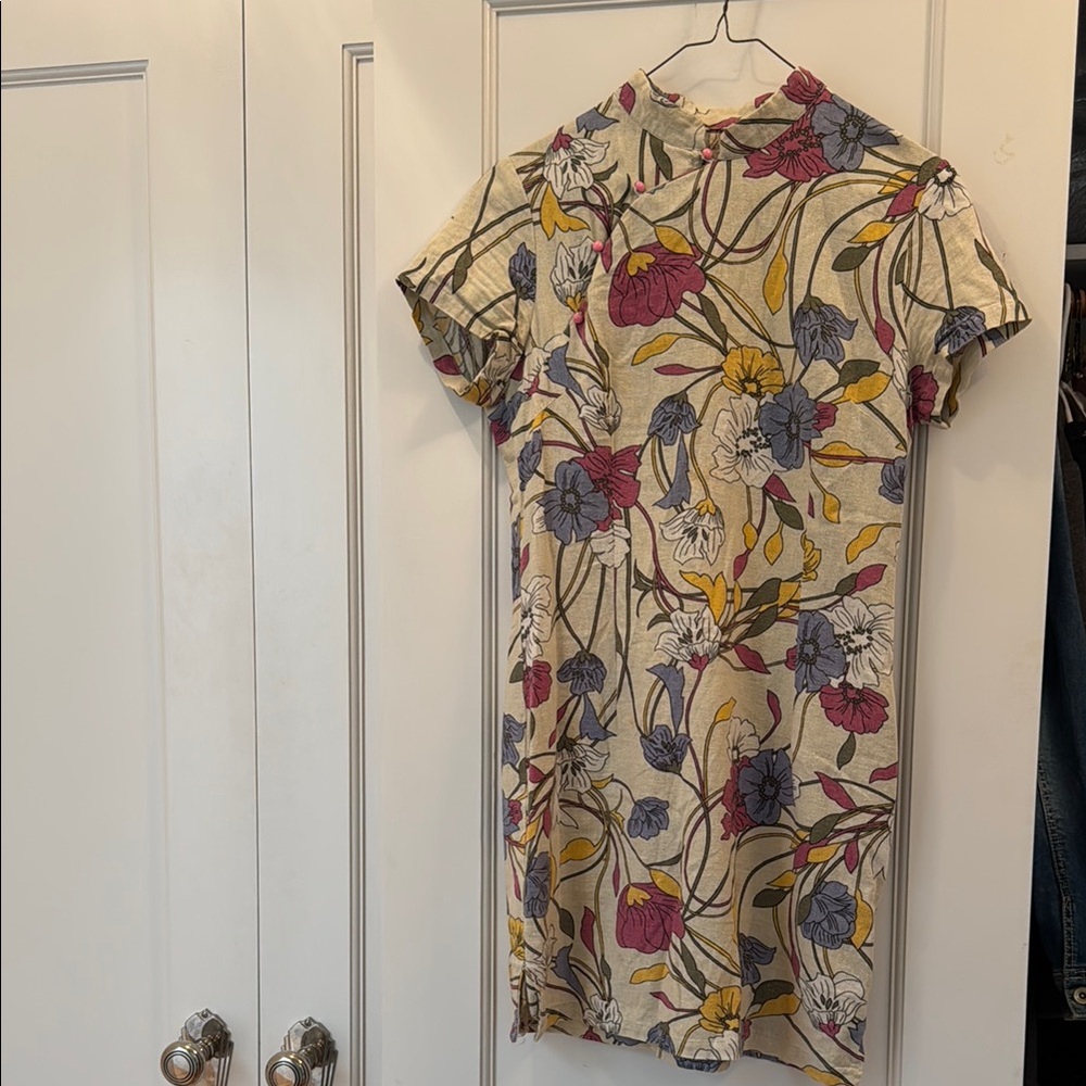 Floral Short Sleeve Dress